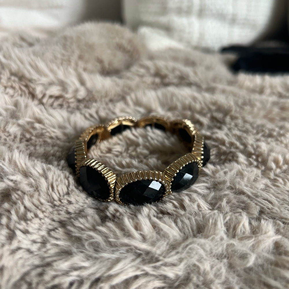 Black and Gold Bracelet